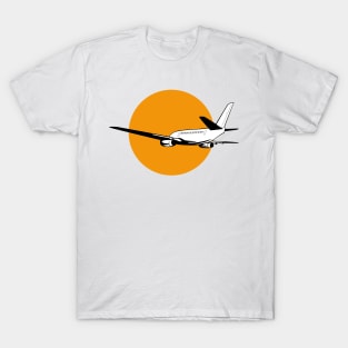 Commercial Jet Plane Airline Retro T-Shirt